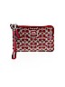 Coach 100% Leather Burgundy Leather Wristlet One size - photo 1