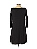 Ann Taylor LOFT Gray Casual Dress Size L - photo 2