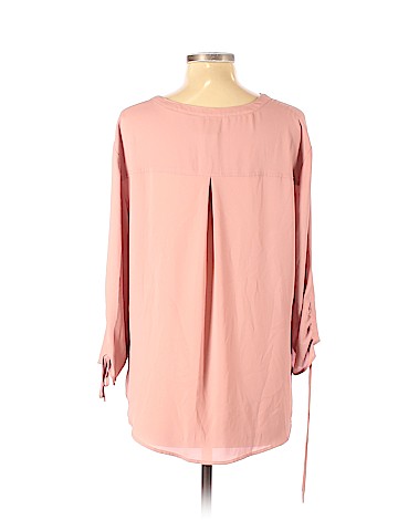 Soho JEANS NEW YORK & COMPANY 3/4 Sleeve Blouse (view 2)