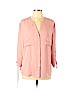 Soho JEANS NEW YORK & COMPANY 100% Polyester Pink 3/4 Sleeve Blouse Size XL - photo 1