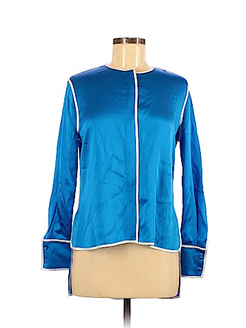 Alexis Long Sleeve Silk Top (view 1)