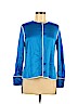 Alexis 100% Silk Blue Long Sleeve Silk Top Size M - photo 1
