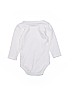 Little Treasure 100% Cotton White Long Sleeve Onesie Size 3-6 mo - photo 2