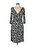 Diane von Furstenberg 100% Silk Black Casual Dress Size 12 - photo 1