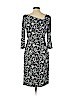 Diane von Furstenberg 100% Silk Black Casual Dress Size 12 - photo 2