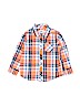 Old Navy Orange Long Sleeve Button-Down Shirt Size 3T - photo 1