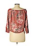 Billabong 100% Rayon Red 3/4 Sleeve Blouse Size M - photo 2