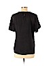 Ann Taylor LOFT Outlet Black Short Sleeve Blouse Size L (petite) - photo 2