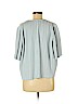 Kaelen Blue Short Sleeve Blouse Size M - photo 2