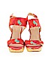 Jessica Simpson Red Wedges Size 9 1/2 - photo 2