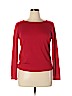 Talbots 100% Merino Wool Red Wool Pullover Sweater Size XL - photo 1