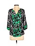 Style&Co 100% Polyester Green 3/4 Sleeve Blouse Size S (petite) - photo 1
