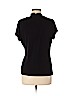 Charter Club Black Short Sleeve Top Size M (petite) - photo 2