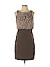 Ann Taylor LOFT 100% Polyester Brown Casual Dress Size 0 (petite) - photo 1