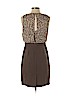 Ann Taylor LOFT 100% Polyester Brown Casual Dress Size 0 (petite) - photo 2