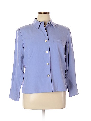 Coldwater Creek Long Sleeve Silk Top (view 1)