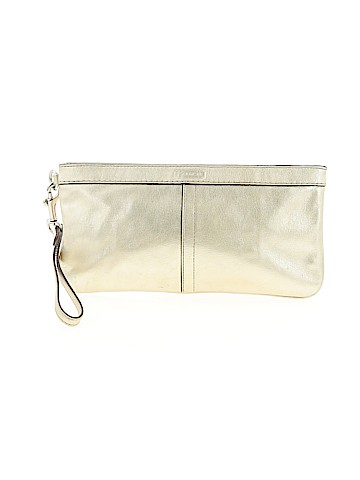 Coach Factory Leather Wristlet (view 1)