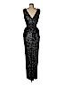 Badgley Mischka 100% Nylon Black Cocktail Dress Size 6 - photo 2