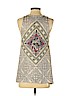 Ginger G. 100% Cotton Gray Sleeveless Top Size M - photo 2