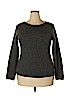 'S Max Mara Gray Cashmere Pullover Sweater Size XL - photo 1