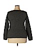 'S Max Mara Gray Cashmere Pullover Sweater Size XL - photo 2