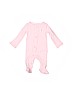 Carter's 100% Cotton Pink Long Sleeve Outfit Size Preemie - photo 1