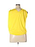 Yigal Azrouël New York 100% Tencel Yellow Sleeveless Top Size 10 - photo 2