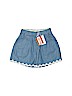 Bit'z Kids 100% Cotton Solid Blue Denim Shorts Size 4 - 5 - photo 1