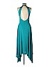 BCBGMAXAZRIA 100% Polyester Teal Casual Dress Size 6 - photo 2