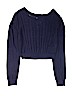 Justice Solid Blue Pullover Sweater Size 20 - photo 1