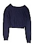 Justice Solid Blue Pullover Sweater Size 20 - photo 2