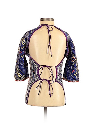 Isabel Marant 3/4 Sleeve Silk Top (view 2)