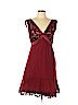 Philosophy di Alberta Ferretti Burgundy Cocktail Dress Size 8 - photo 1