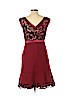 Philosophy di Alberta Ferretti Burgundy Cocktail Dress Size 8 - photo 2
