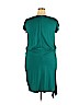 Suzi Chin for Maggy Boutique Teal Casual Dress Size 16 - photo 2