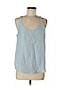 Theory 100% Silk Blue Sleeveless Silk Top Size M - photo 1