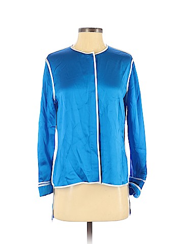 Alexis Long Sleeve Silk Top (view 1)