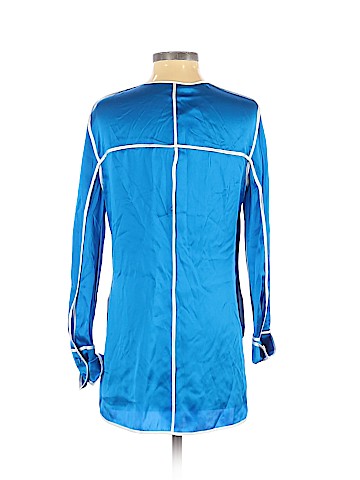 Alexis Long Sleeve Silk Top (view 2)