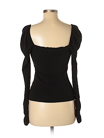 Something Navy Long Sleeve Top (view 2)