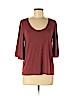 Future State Burgundy 3/4 Sleeve T-Shirt Size M - photo 1