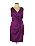 Suzi Chin for Maggy Boutique Purple Cocktail Dress Size 16 - photo 1