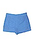 Diane von Furstenberg 100% Polyester Blue Shorts Size 12 - photo 1