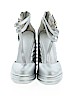 Jeffrey Campbell Ibiza Last Silver Wedges Size 7 - photo 2