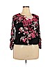 Alfani Black Long Sleeve Top Size L (petite) - photo 1