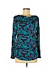 Covington Blue Long Sleeve Top Size M (petite) - photo 1