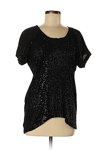 Diane von Furstenberg Short Sleeve Silk Top (view 1)