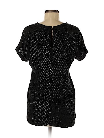 Diane von Furstenberg Short Sleeve Silk Top (view 2)