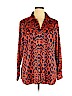 Jones New York 100% Polyester Orange Long Sleeve Blouse Size 2X - photo 1