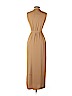 White House Black Market 100% Polyester Tan Casual Dress Size 4 (petite) - photo 2