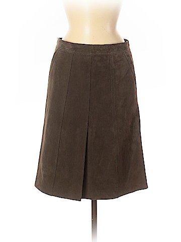 Theory Leather Skirt (view 1)